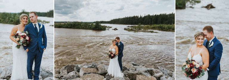 Edmonton Wedding Photographers - Bride & Groom in Whitecourt Alberta
