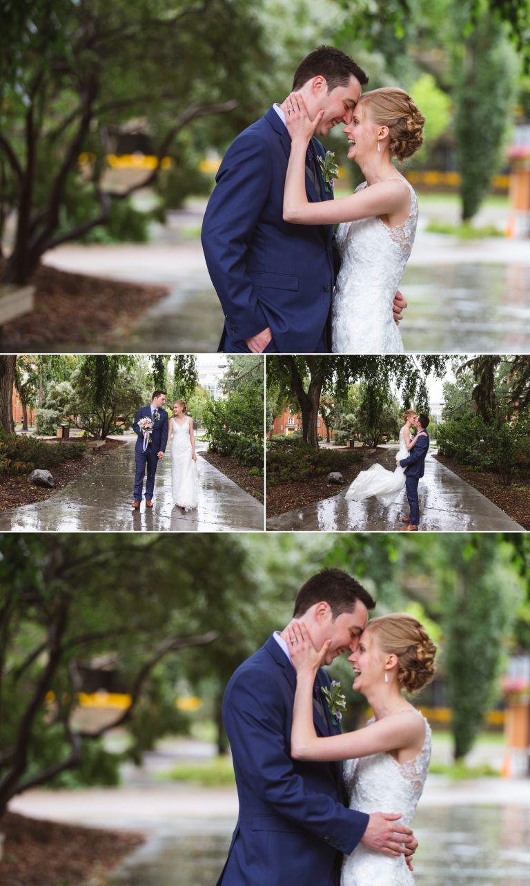 Edmonton Wedding Photographers - Bride & Groom Photos at the University of Alberta