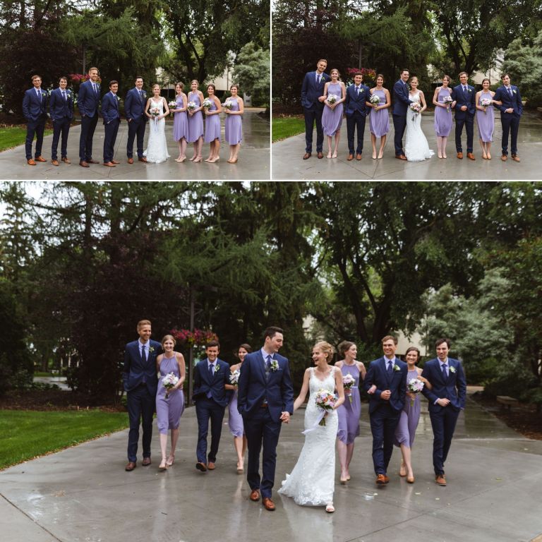 Edmonton Wedding Photographers - Bridal Party Photos at the University of Alberta