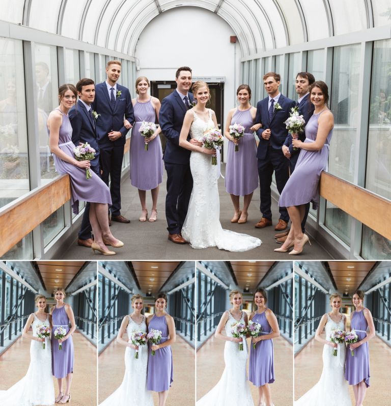 Edmonton Wedding Photographers - Bridal Party Photos at the University of Alberta