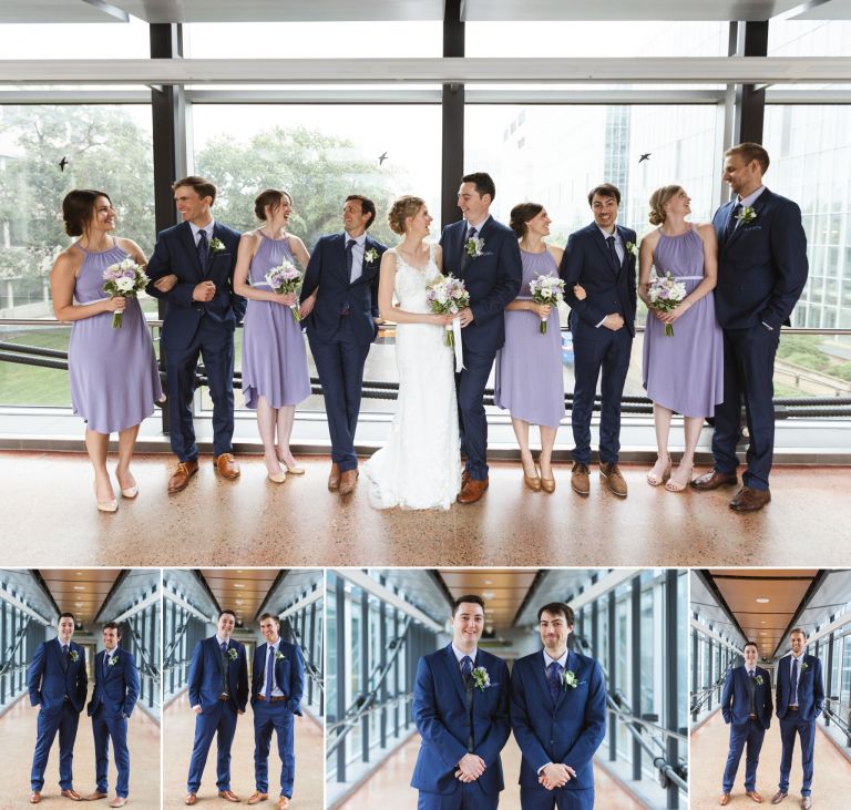 Edmonton Wedding Photographers - Bridal Party Photos at the University of Alberta