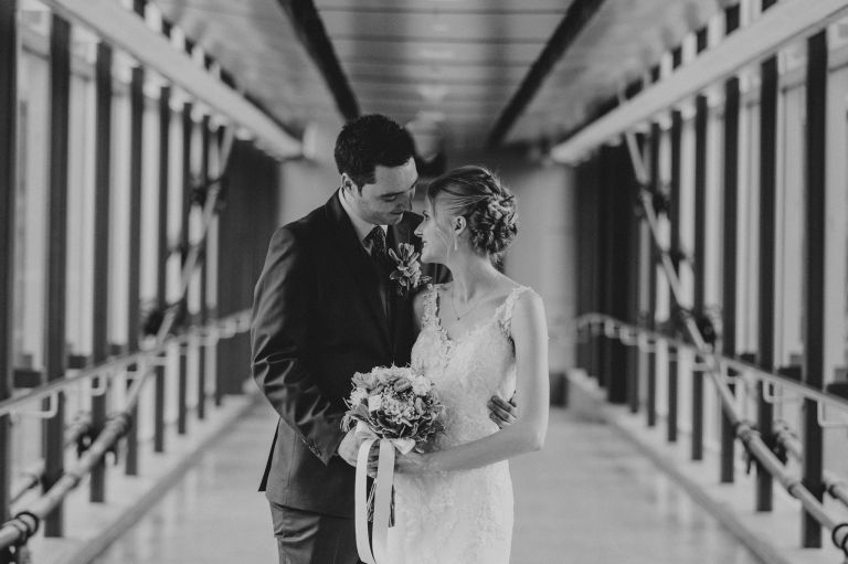 Edmonton Wedding Photographers - Bride & Groom Photos at the University of Alberta