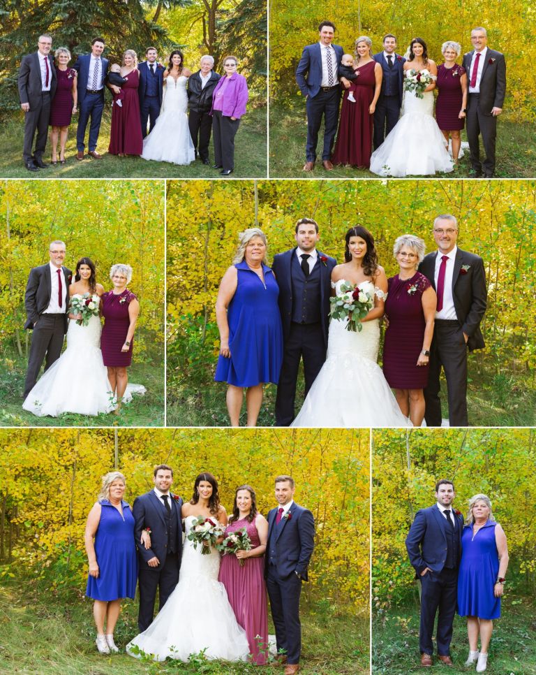 Edmonton Family Photographer - Fall Wedding Photos in Edmonton
