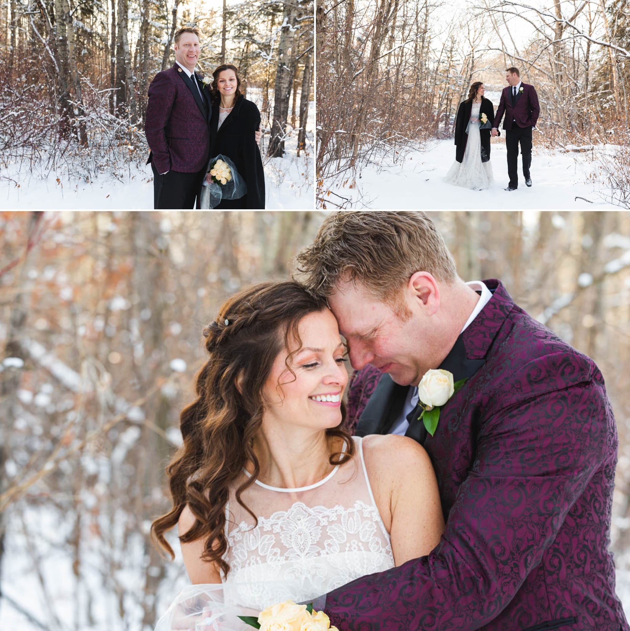 Charlene Kanes Intimate Edmonton Wedding 6 - Charlene & Kane's Winter Wedding in Edmonton