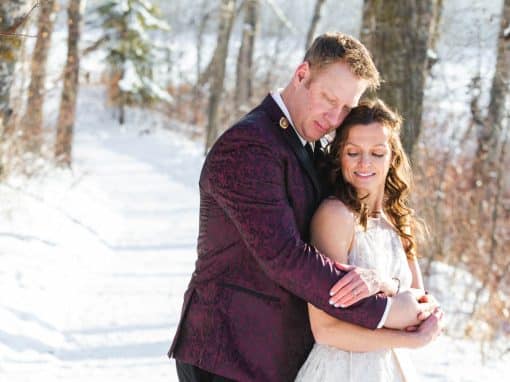 Charlene & Kane’s Winter Wedding in Edmonton