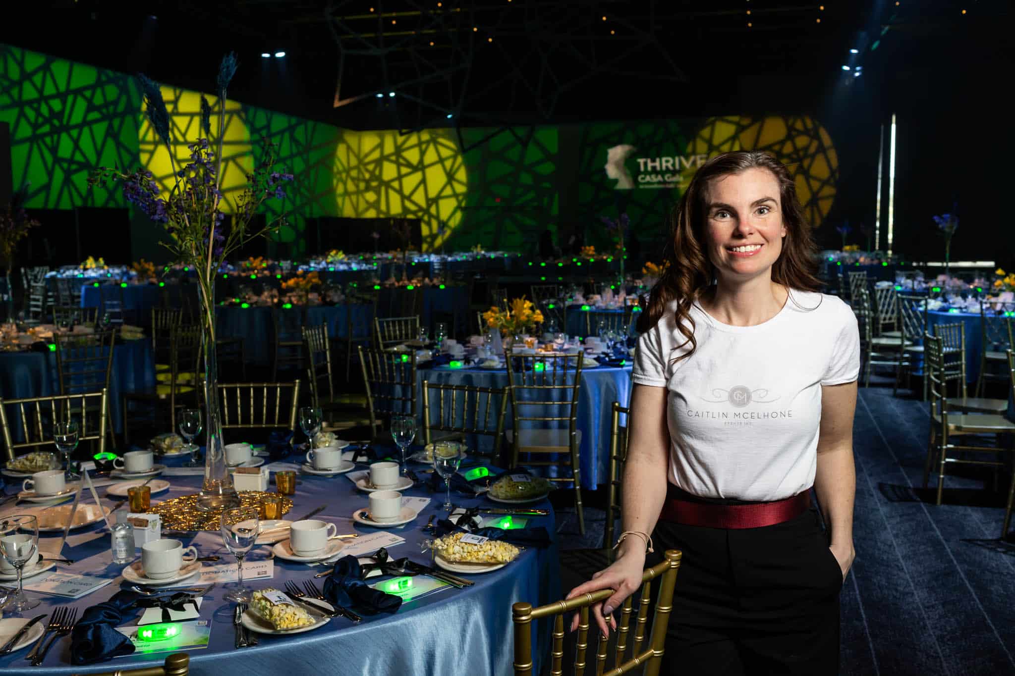 20220513_CASA_Gala_073 Headshot of Edmonton Corporate Event Planner Caitlin Mcelhone from CM Events at the Edmonton Convention Centre