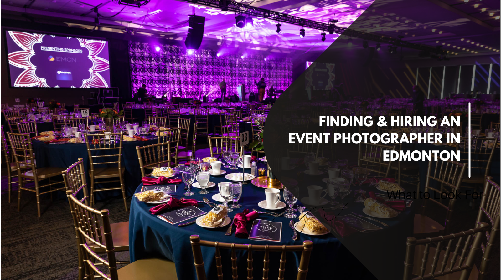 Finding and hiring an event photographer in Edmonton.